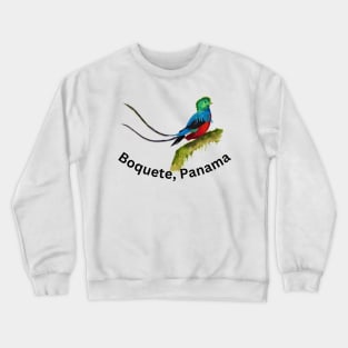 Boquete Panama Quetzal Crewneck Sweatshirt